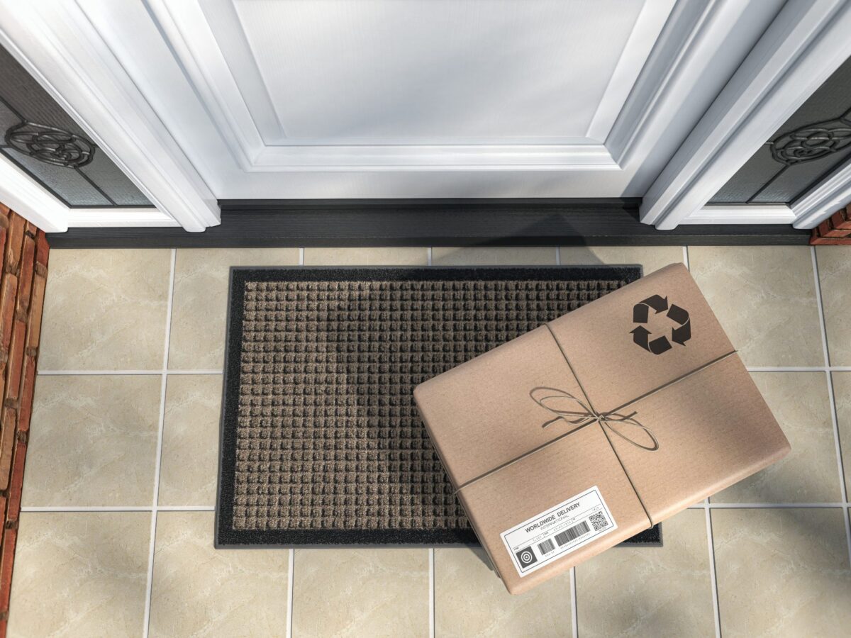 Delivery on the doorstep
